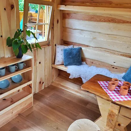 Unique Wooden House In Nature *