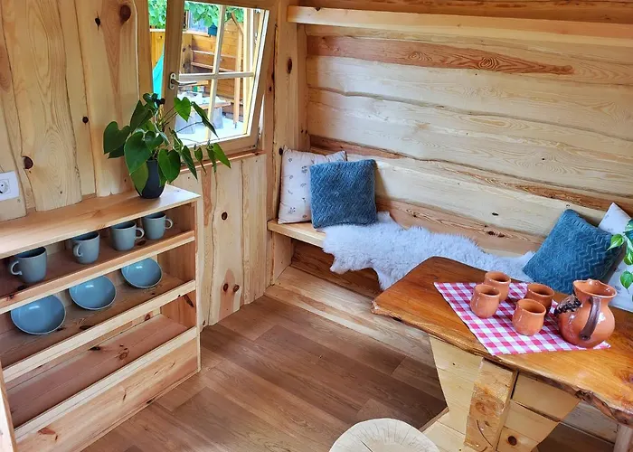 Unique Wooden House In Nature *